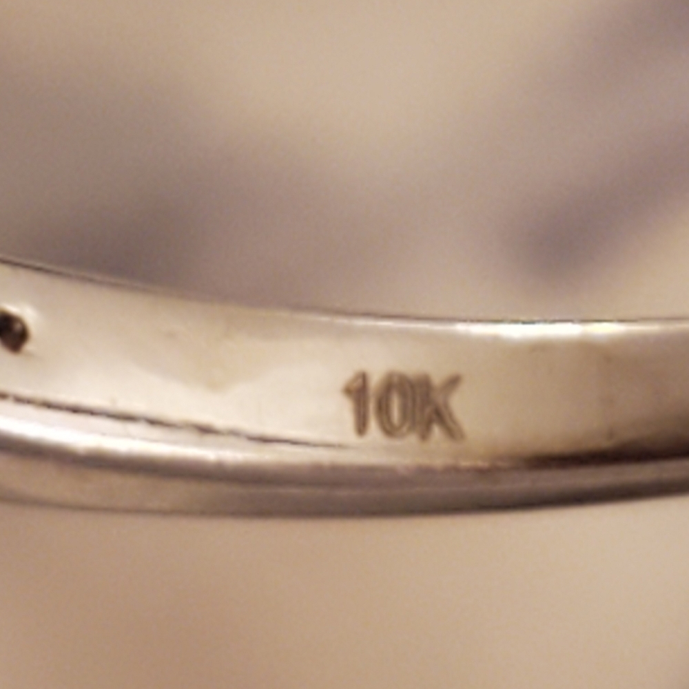 10k wg diamond wedding set - Picture 5 of 13